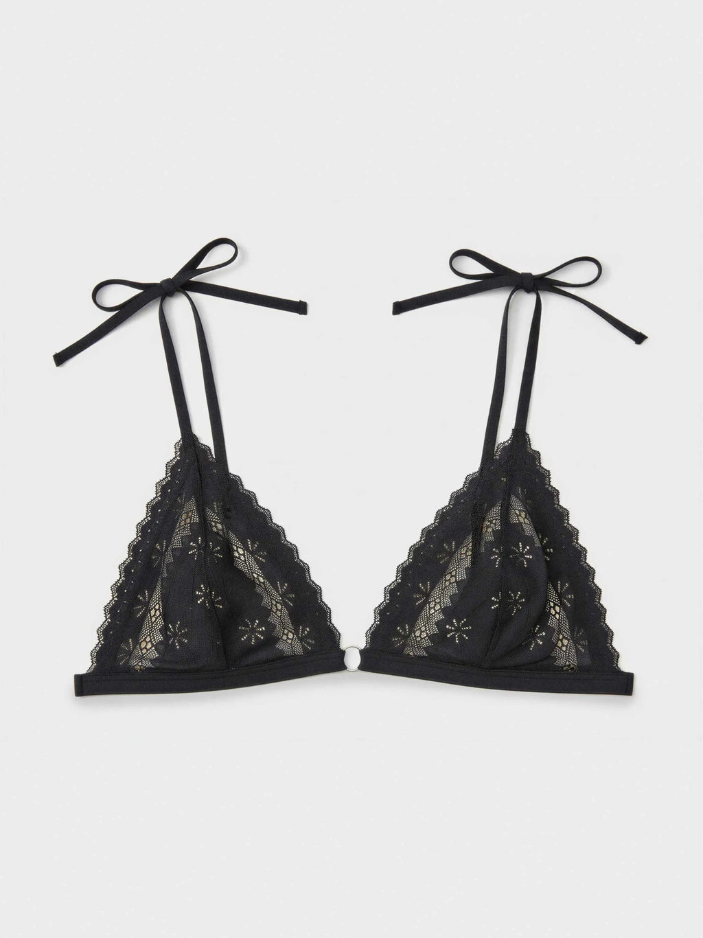 Gisela Sujetador triangular Negro