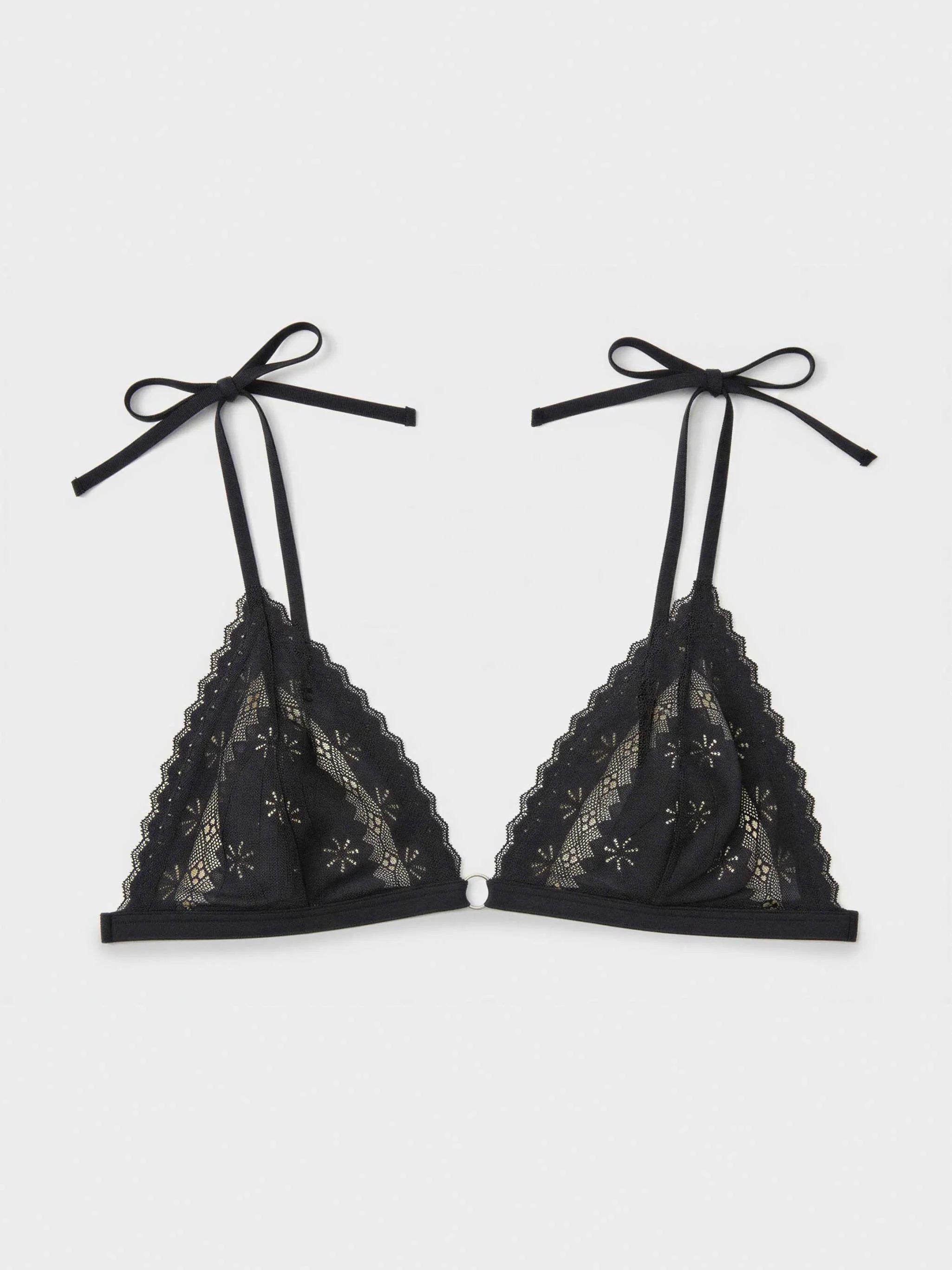 Gisela Sujetador triangular Negro